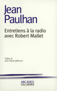 Couverture Entretiens à la radio avec Robert Mallet (,Jean Paulhan)