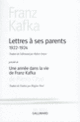 Couverture Lettres à ses parents (Pietro Citati,Franz Kafka)