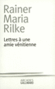 Couverture Lettres à une amie vénitienne (Rainer Maria Rilke)