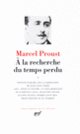 Couverture À la recherche du temps perdu (Marcel Proust)