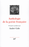 Couverture Anthologie de la poésie française (,André Gide)
