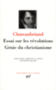 Couverture Essai sur les révolutions – Génie du christianisme (François-René de Chateaubriand)