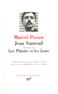 Couverture Jean Santeuil / Les Plaisirs et les jours ()