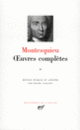 Couverture Œuvres complètes ( Montesquieu)