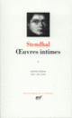 Couverture Œuvres intimes ( Stendhal)