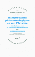 Couverture Interprétations phénoménologiques en vue d'Aristote ()