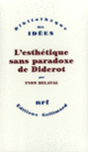 Couverture L'Esthétique sans paradoxe de Diderot (Yvon Belaval)