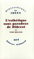 Couverture L'Esthétique sans paradoxe de Diderot ()