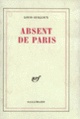 Couverture Absent de Paris (Louis Guilloux)