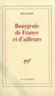 Couverture Bourgeois de France et d'ailleurs (Max Jacob)
