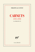 Couverture Carnets 1995-1998 ()
