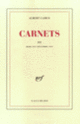 Couverture Carnets (Albert Camus)