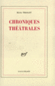 Couverture Chroniques théâtrales (Elsa Triolet)