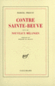 Couverture Contre Sainte-Beuve / Nouveaux mélanges (Marcel Proust)