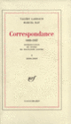 Couverture Correspondance (Valery Larbaud,Marcel Ray)