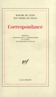 Couverture Correspondance (,Madame de Staël)