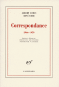 Couverture Correspondance (,René Char)