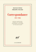 Couverture Correspondance (,Philippe Sollers)