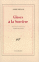 Couverture Gloses à la Sorcière (André Frénaud)