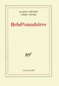Couverture Hebdromadaires (,Jacques Prévert)