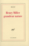 Couverture Henry Miller grandeur nature ()