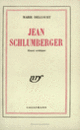 Couverture Jean Schlumberger (Marie Delcourt)