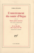Couverture L'Enterrement du comte d'Orgaz (,Alejo Carpentier,Pablo Picasso)