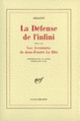 Couverture La Défense de l'infini / Les Aventures de Jean-Foutre La Bite (Louis Aragon)