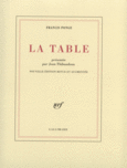 Couverture La Table ()