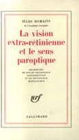 Couverture La Vision extra-rétinienne et le sens paroptique ()