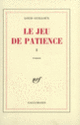Couverture Le Jeu de patience (Louis Guilloux)