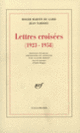 Couverture Lettres croisées (Roger Martin du Gard,Jean Tardieu)
