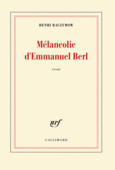 Couverture Mélancolie d'Emmanuel Berl ()