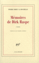 Couverture Mémoires de Dirk Raspe (Pierre Drieu la Rochelle)