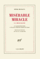 Couverture Misérable miracle (Henri Michaux)