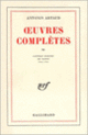 Couverture Œuvres complètes (Antonin Artaud)