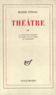 Couverture Théâtre (Roger Vitrac)
