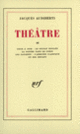 Couverture Théâtre (Jacques Audiberti)