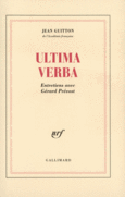 Couverture Ultima verba (,Gérard Prévost)