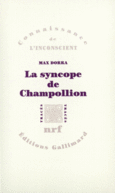 Couverture La Syncope de Champollion ()