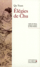 Couverture Élégies de Chu (Collectif(s) Collectif(s),Qu Yuan,Yu Song)