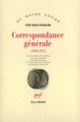 Couverture Correspondance générale (Pier Paolo Pasolini)