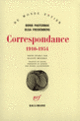 Couverture Correspondance (Olga Freidenberg,Boris Pasternak)