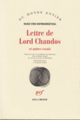 Couverture Lettre de Lord Chandos et autres essais ()