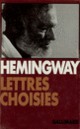 Couverture Lettres choisies (Ernest Hemingway)