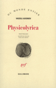 Couverture Physicolyrica ()