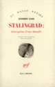 Couverture Stalingrad : description d'une bataille (Alexander Kluge)