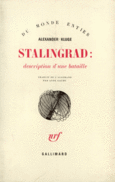 Couverture Stalingrad : description d'une bataille ()
