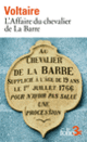 Couverture L'Affaire du chevalier de La Barre/L'Affaire Lally ( Voltaire)