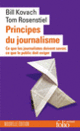 Couverture Principes du journalisme (Bill Kovach,Tom Rosenstiel)